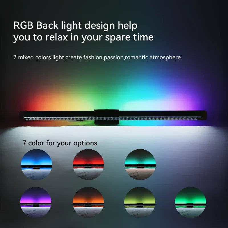 LumiView DeskPro – LED Monitor Lamp with RGB Ambient Lighting