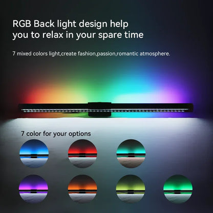 LumiView DeskPro – LED Monitor Lamp with RGB Ambient Lighting