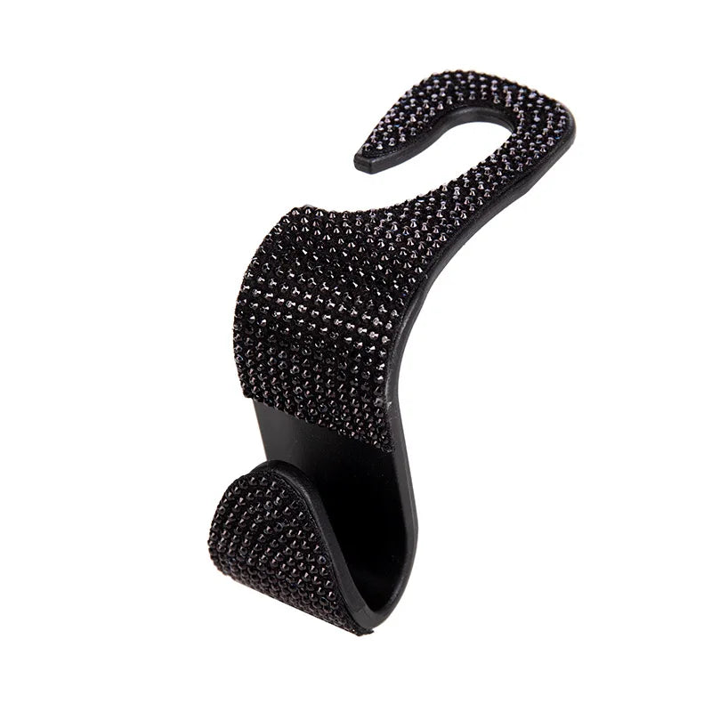 BlingRide Seat Hooks – Diamond Headrest Hangers for Bags & Accessories