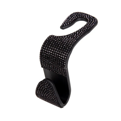 BlingRide Seat Hooks – Diamond Headrest Hangers for Bags & Accessories