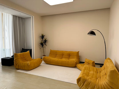 LoungeNest Caterpillar – Soft Rocking & Leisure Chair for Home & Balcony