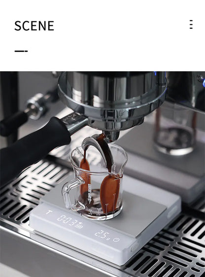 BaristaPro Digital Coffee Scale – High Precision & Rechargeable