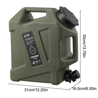 HydroMate™ Large Capacity Camping Water Carrier – Leakproof & Durable