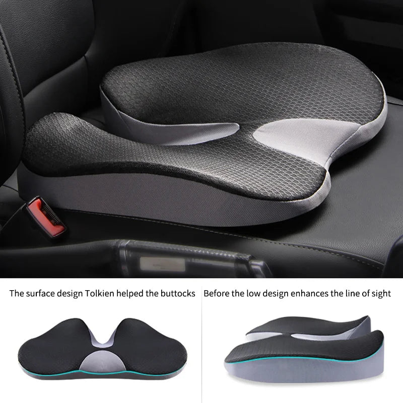 ComfortSit Plus – Non-Slip Orthopedic Seat Cushion for Back & Prostate Support