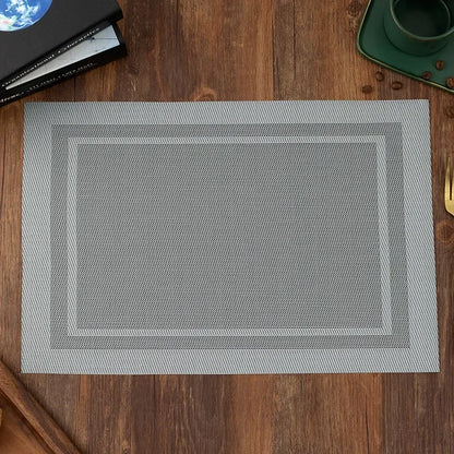 LuxeShield™ PVC Dining Mats – Waterproof & Heat Insulation Table Pads