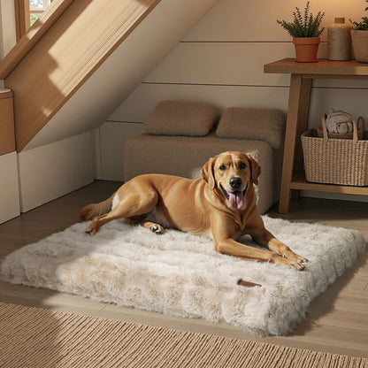 SnoozeHaven™ Plush Dog Mattress – Washable Pet Bed for Crates & Homes