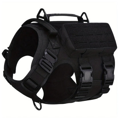 K9Commander™ Adjustable Tactical Harness – Working Dog Vest with Pockets