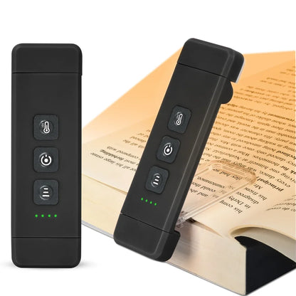 PageGlow Pro – USB Rechargeable Clip-on Reading Light with Timer