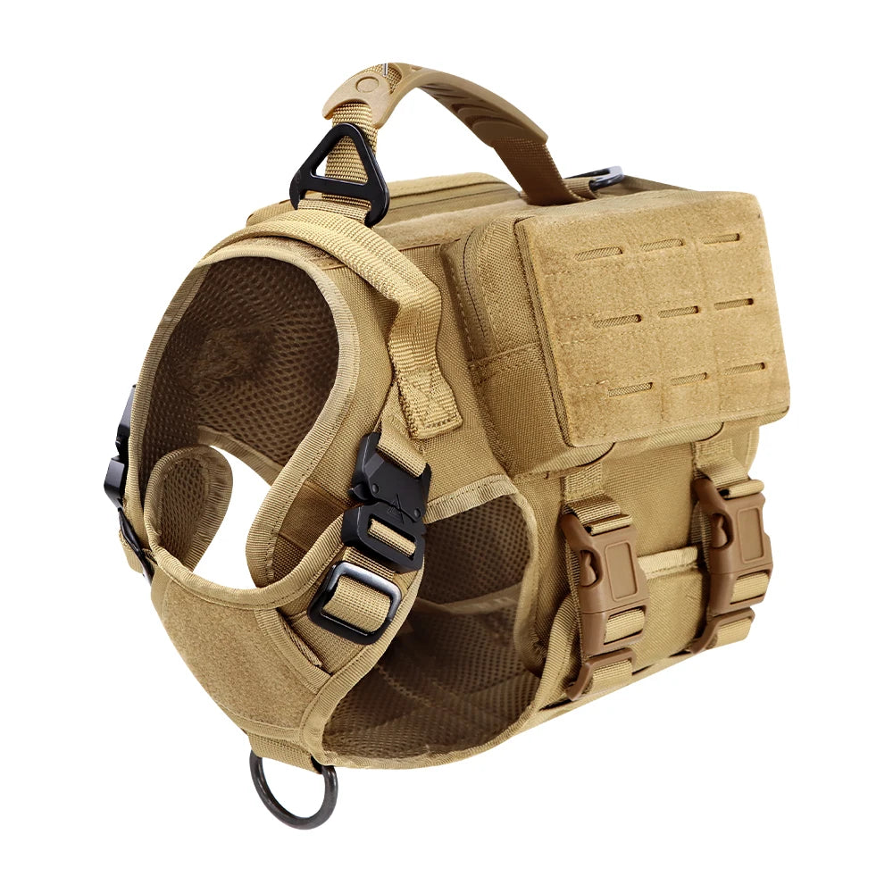 K9Commander™ Adjustable Tactical Harness – Working Dog Vest with Pockets