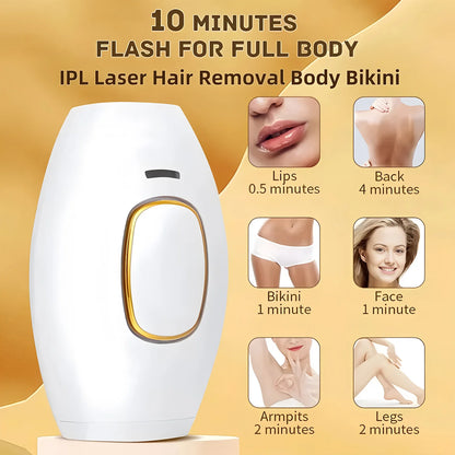 ForeverSilk™ Ice-Cool – Painless Laser Hair Removal with Unlimited Flashes