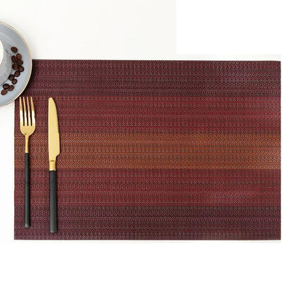 DineStyle™ PVC Placemats Set – Durable, Washable & Elegant Dining
