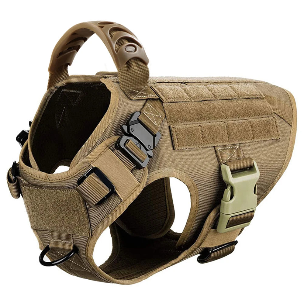 AlphaGear™ Dog Harness – Military-Grade Training Vest for German Shepherds & More