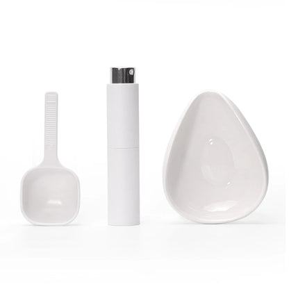 Leeseph BaristaMeasure Set – Ceramic Dosing Cup & Spoon for Perfect Coffee