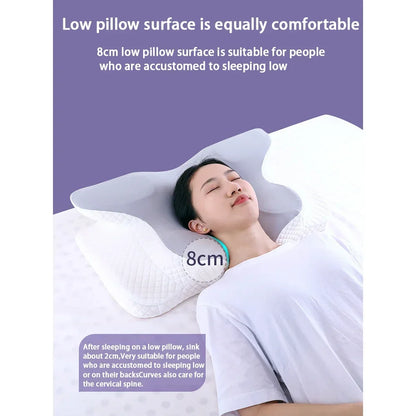 Memory Foam Pillow, Slow Rebound Neck Pillow, Pain Relief, Sleep Pillow