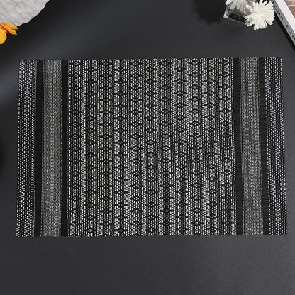 DineStyle™ PVC Placemats Set – Durable, Washable & Elegant Dining