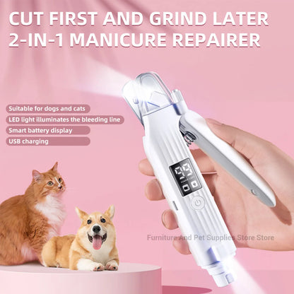 PawPerfect™ LED Nail Trimmer – Smooth, Stress-Free Grooming for Cats & Dogs