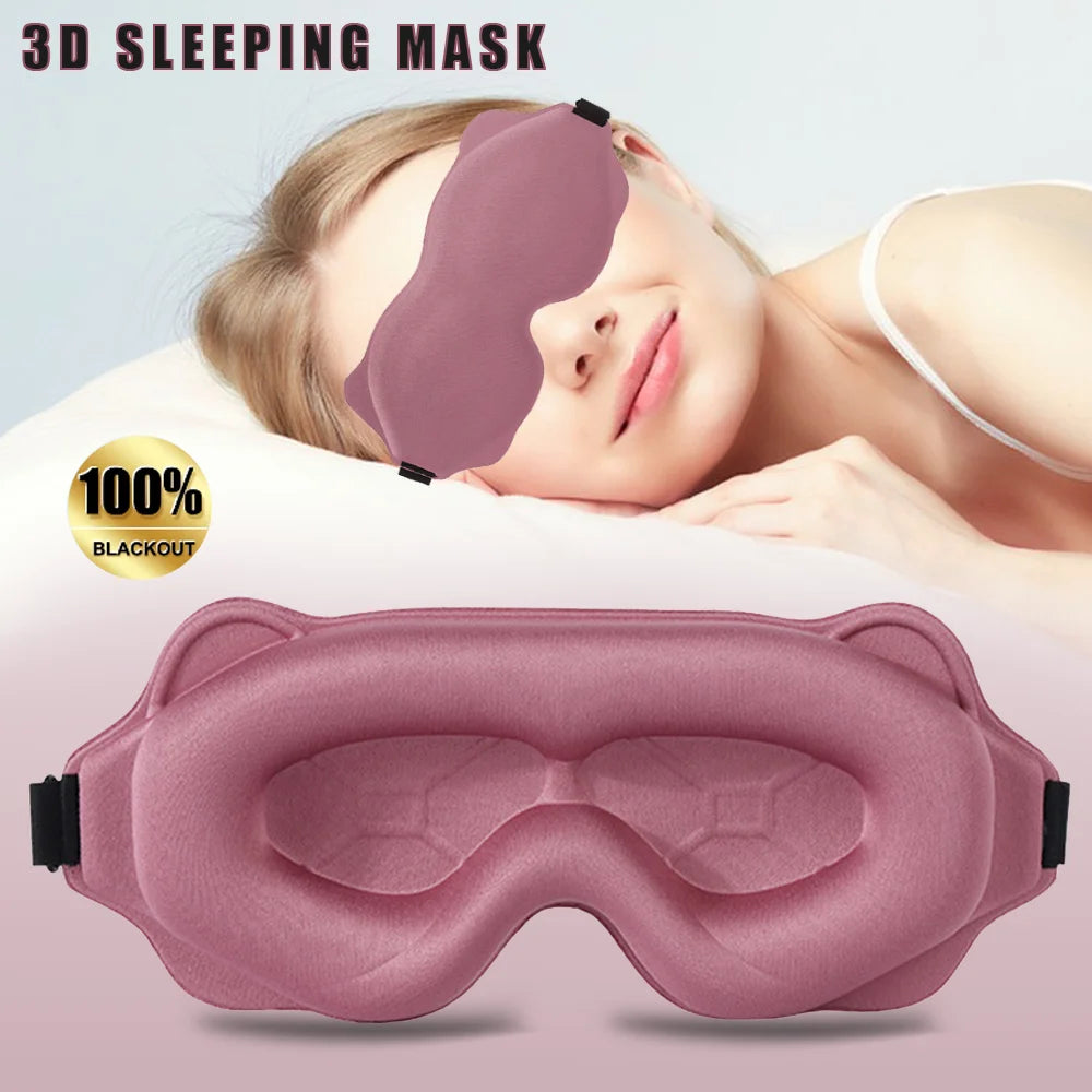 DreamCover™ 3D Sleep Mask – Block Out Light for Deeper Rest