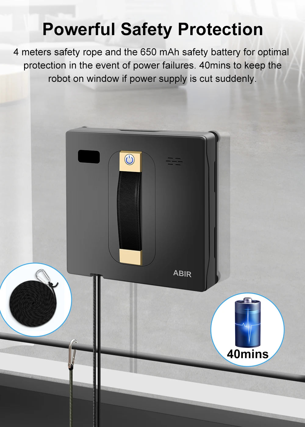 Automatic Window & Wall Cleaning Robot for Effortless Clarity