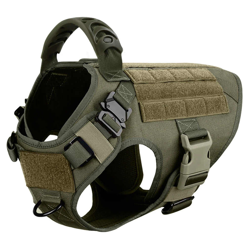 AlphaGear™ Dog Harness – Military-Grade Training Vest for German Shepherds & More