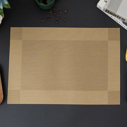 LuxeShield™ PVC Dining Mats – Waterproof & Heat Insulation Table Pads