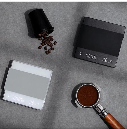BaristaPro Digital Coffee Scale – High Precision & Rechargeable