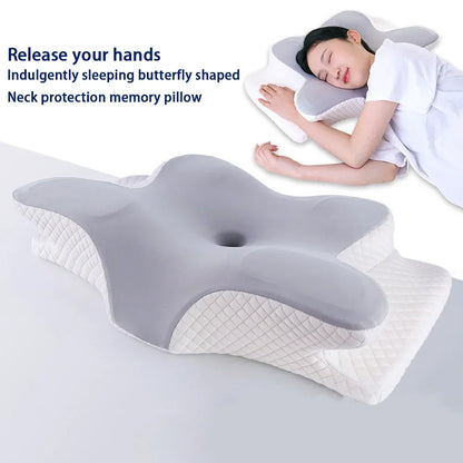 Memory Foam Pillow, Slow Rebound Neck Pillow, Pain Relief, Sleep Pillow