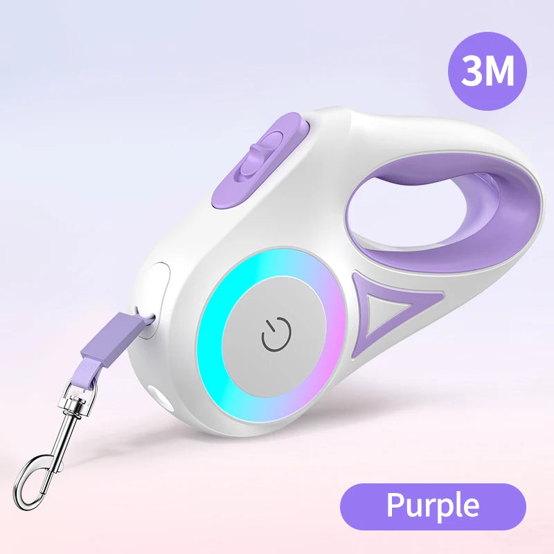 GlowLeash Retractable Lead