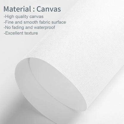 BloomAura Elegance – Frameless Botanical Peony Poster for Living Room