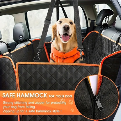 TravelPaws Guard – Durable Pet Car Seat Protector with Hammock Design