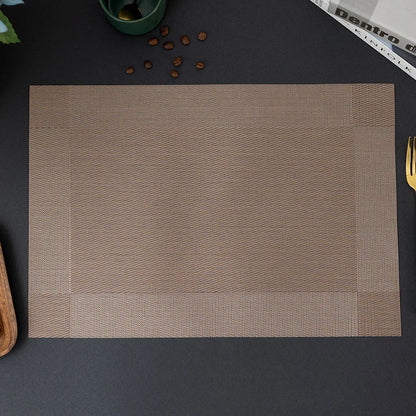 LuxeShield™ PVC Dining Mats – Waterproof & Heat Insulation Table Pads