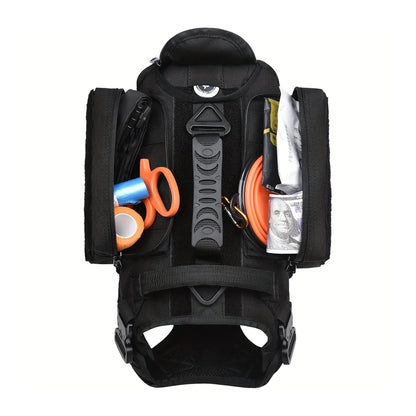 K9Commander™ Adjustable Tactical Harness – Working Dog Vest with Pockets
