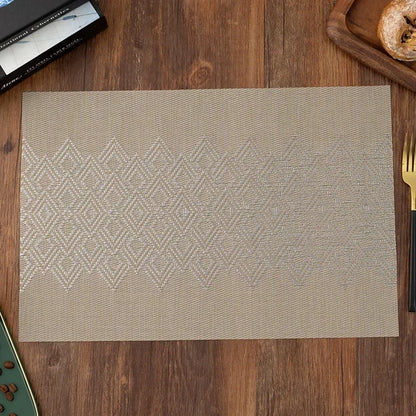 LuxeShield™ PVC Dining Mats – Waterproof & Heat Insulation Table Pads