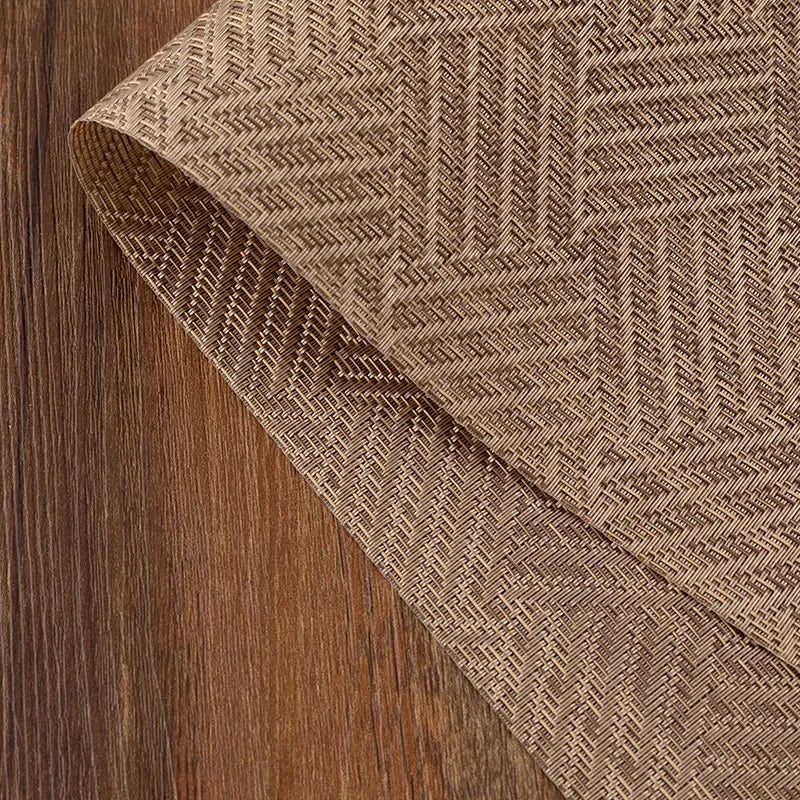 LuxeShield™ PVC Dining Mats – Waterproof & Heat Insulation Table Pads