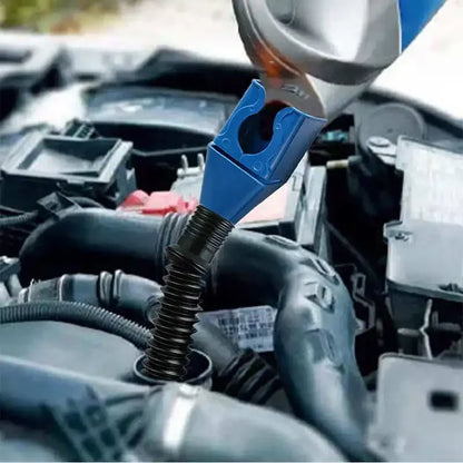 FlexiFlow Pro – Foldable Oil & Fuel Funnel with Filter