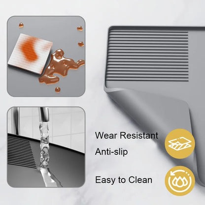 ProBrew™ Coffee Machine Mat – Non-Slip Tamper Pad & Barista Tool