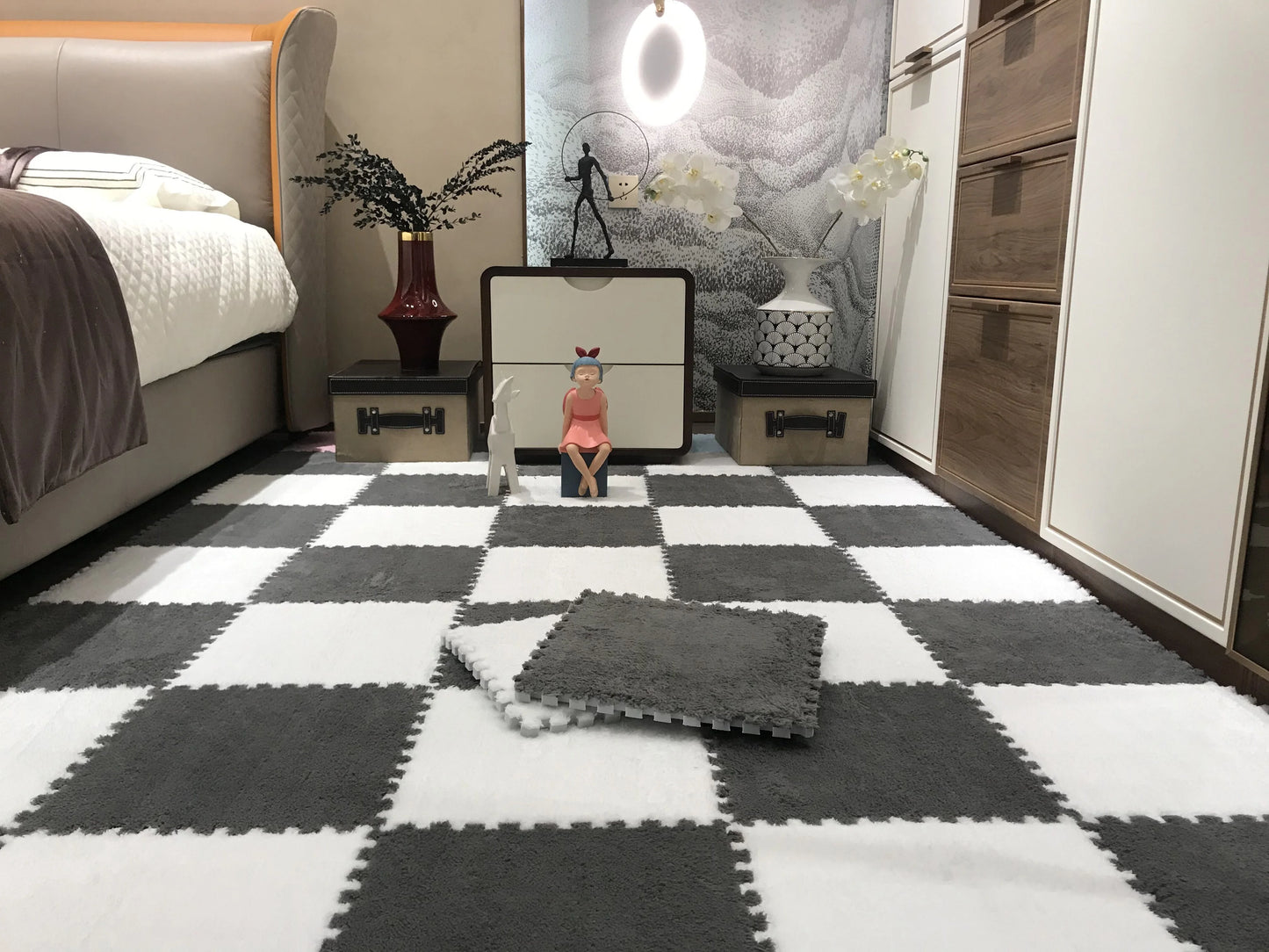 SnugglePlay Baby Mat – Warm & Safe Foam Floor Tiles for Kids’ Room