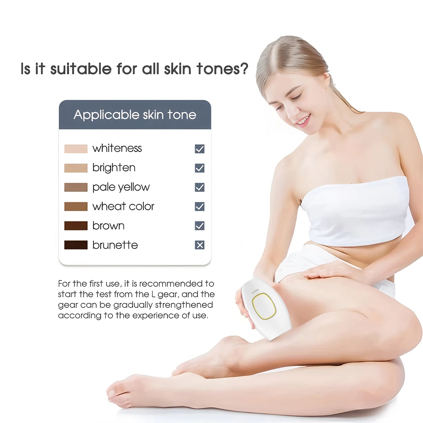 ForeverSilk™ Ice-Cool – Painless Laser Hair Removal with Unlimited Flashes