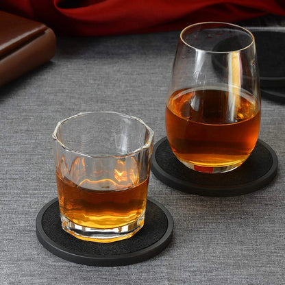 SipShield™ 6PCS Absorbent Coasters with Holder – Protect & Style Your Table