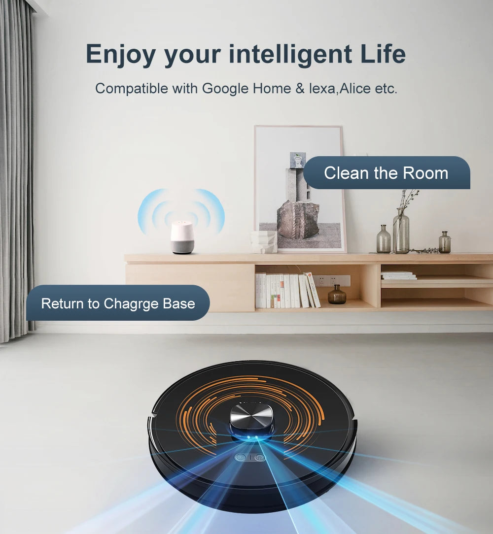 ABIR K30 SmartClean – Laser Lidar Robot Vacuum with Auto-Empty Station