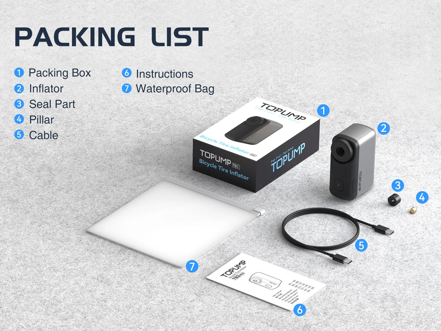 TB2 AirHero – Portable High-Pressure Pump to Keep You Rolling Anywhere