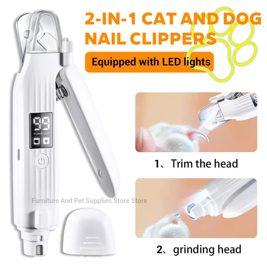 PawPerfect™ LED Nail Trimmer – Smooth, Stress-Free Grooming for Cats & Dogs