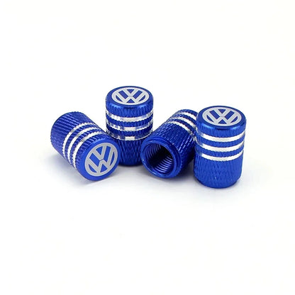 R-Line ValveGuard – 4PCS Wheel Tire Stem Caps for Volkswagen Models