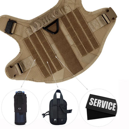 AlphaGear™ Dog Harness – Military-Grade Training Vest for German Shepherds & More