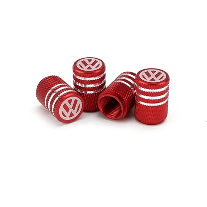 R-Line ValveGuard – 4PCS Wheel Tire Stem Caps for Volkswagen Models