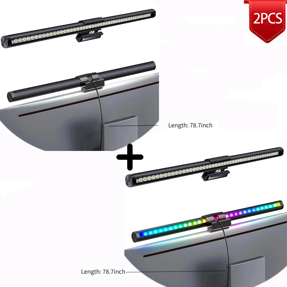 LumiView DeskPro – LED Monitor Lamp with RGB Ambient Lighting