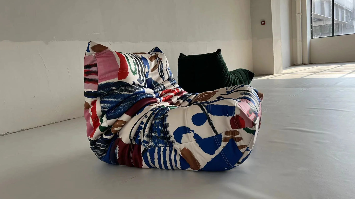 LoungeNest Caterpillar – Soft Rocking & Leisure Chair for Home & Balcony