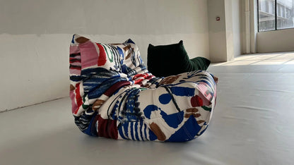 LoungeNest Caterpillar – Soft Rocking & Leisure Chair for Home & Balcony