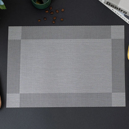 LuxeShield™ PVC Dining Mats – Waterproof & Heat Insulation Table Pads