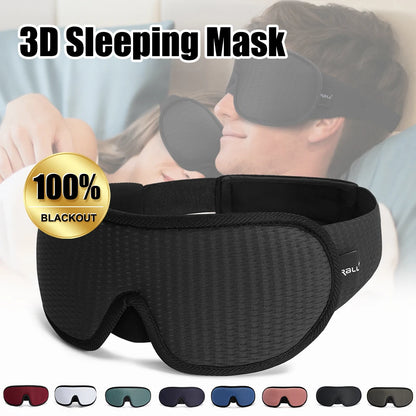 DreamShade™ 3D Sleep Mask – Total Blackout & Comfort Fit