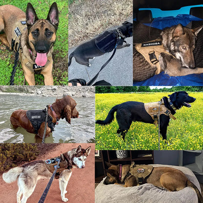 AlphaGear™ Dog Harness – Military-Grade Training Vest for German Shepherds & More
